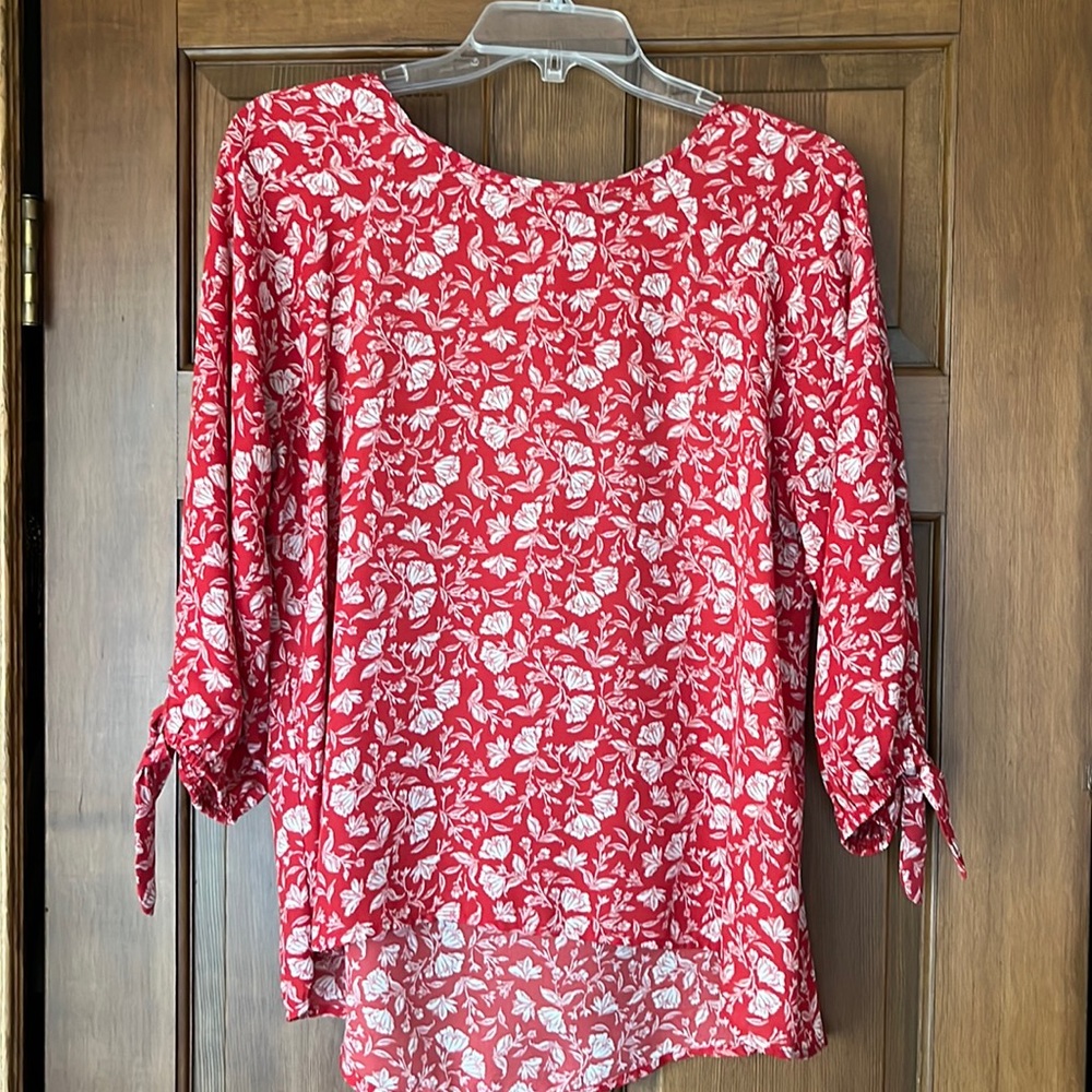 Hi lo blouse 3/4 sleeves